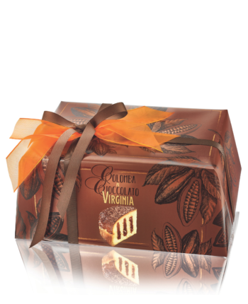 Amaretti Virginia Colomba su šokoladu 850 g itališkas Velykų pyragas