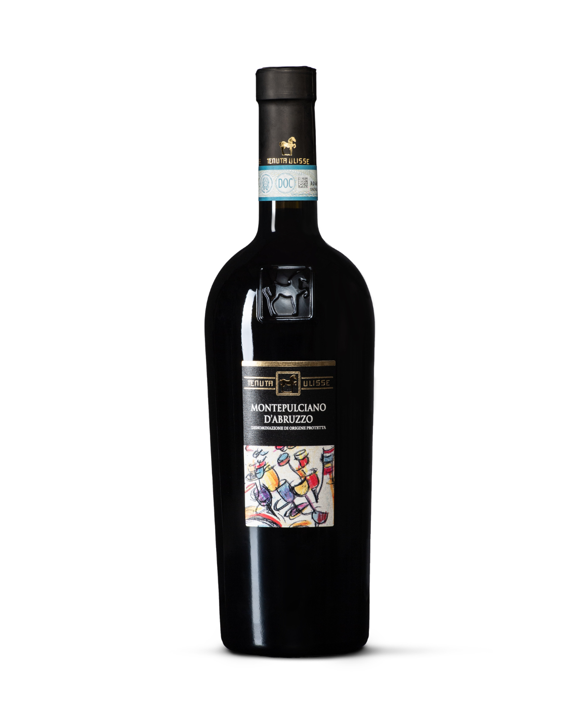 Ulisse Montepulciano D'Abruzzo DOP 0,75 l 🇮🇹 Tenuta Ulisse Montepulciano d’Abruzzo DOP raudonas sausas vynas 0,75 l