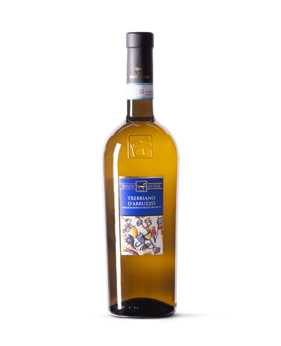 Ulisse Trebbiano D'Abruzzo DOP 0,75 l 🇮🇹 Tenuta Ulisse Trebbiano d’Abruzzo DOP baltas sausas vynas 0,75 l