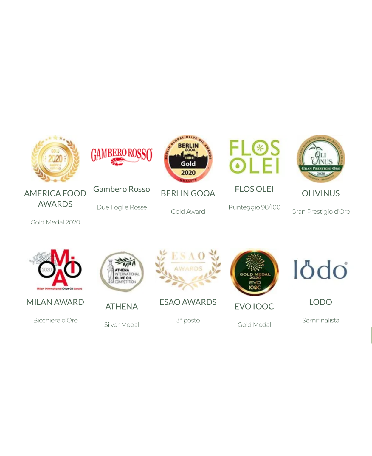 OLO alyvuogių aliejaus įvertinimai OLO Gran Riserva alyvuogių aliejus apdovanojimai tarptautiniuose konkursuose